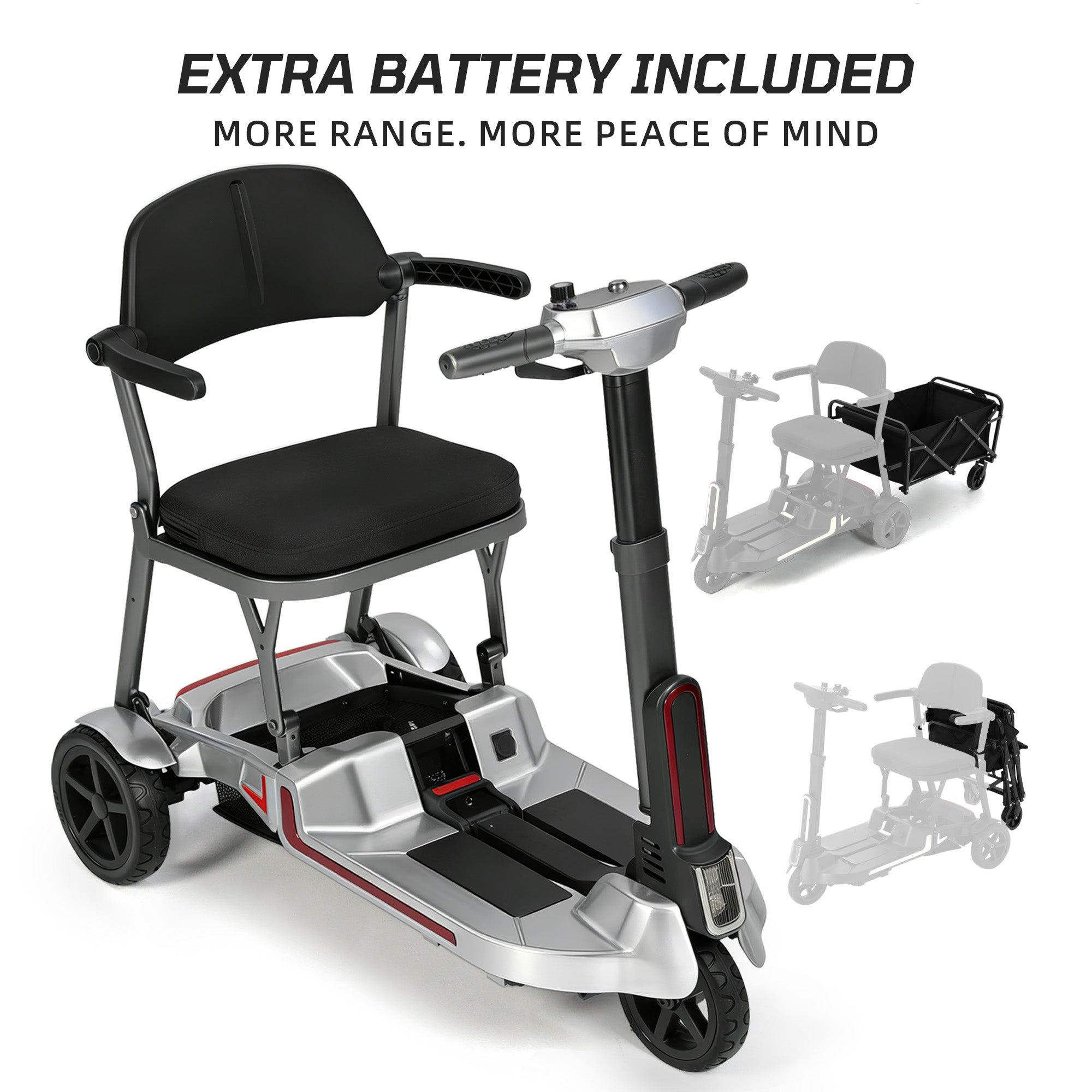 Mbxcooter M3F Ultra-Lightweight Foldable Scooter | 33" Turning Radius