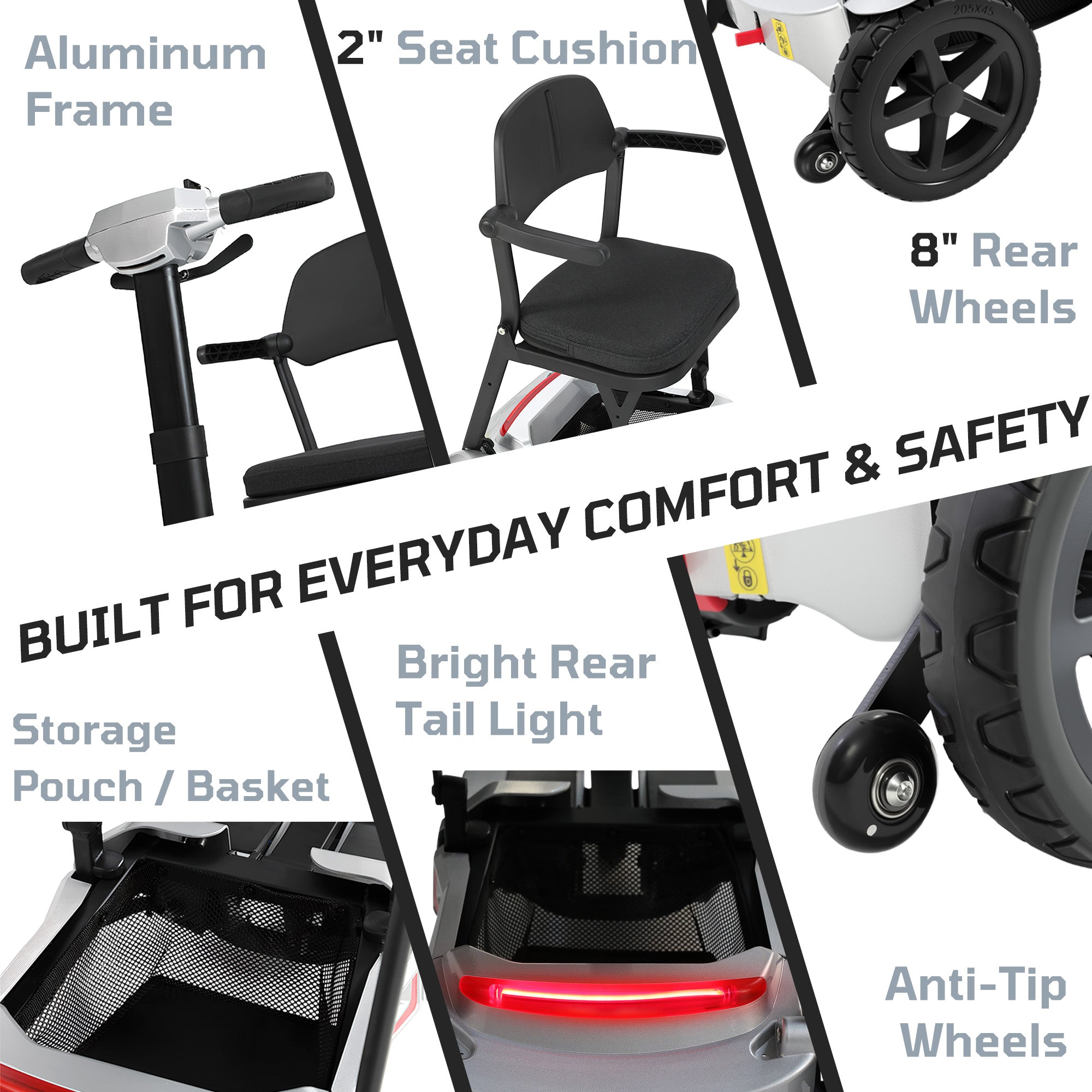Mbxcooter M3F Ultra-Lightweight Foldable Scooter | 33" Turning Radius